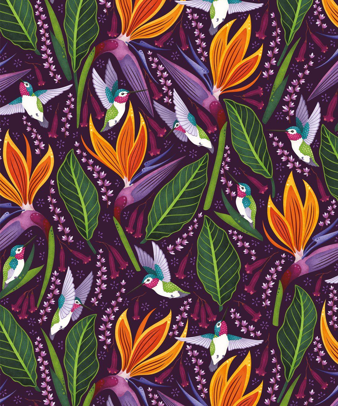 1100x1320 Hummingbirds Wallpaper • Bold Bird Wallpaper USA