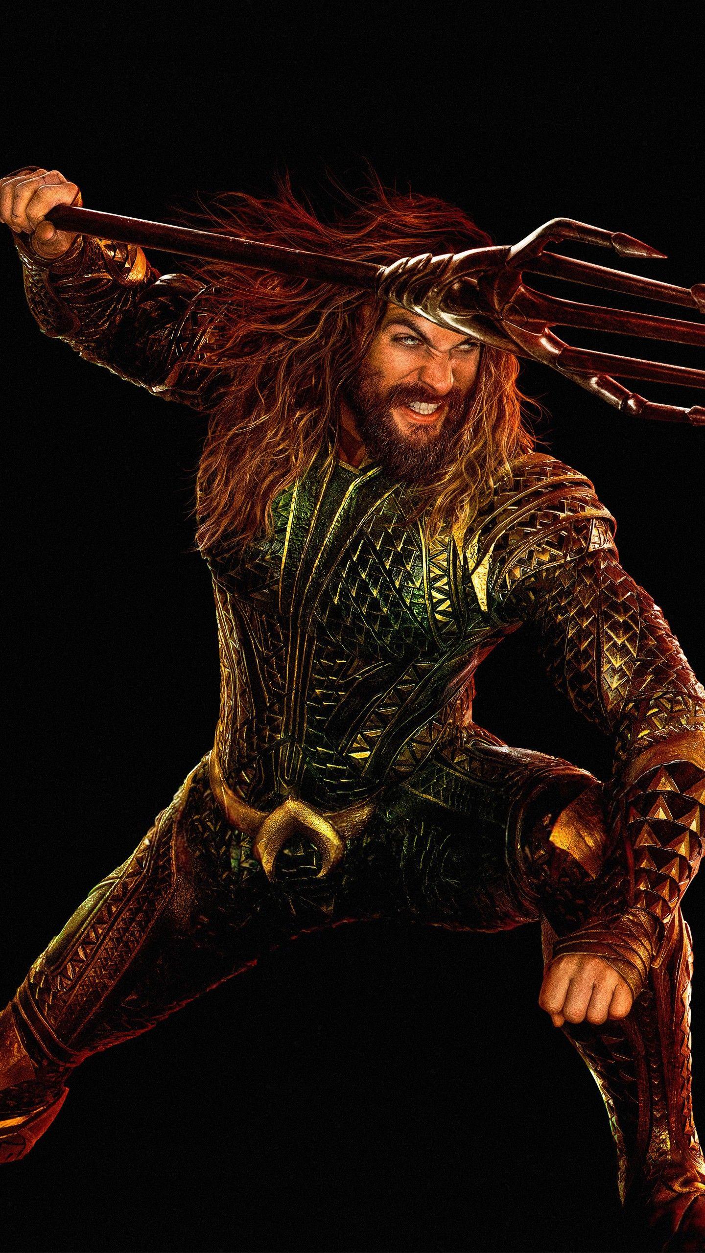 1440x2560 Aquaman in Justice League HD Wallpaper