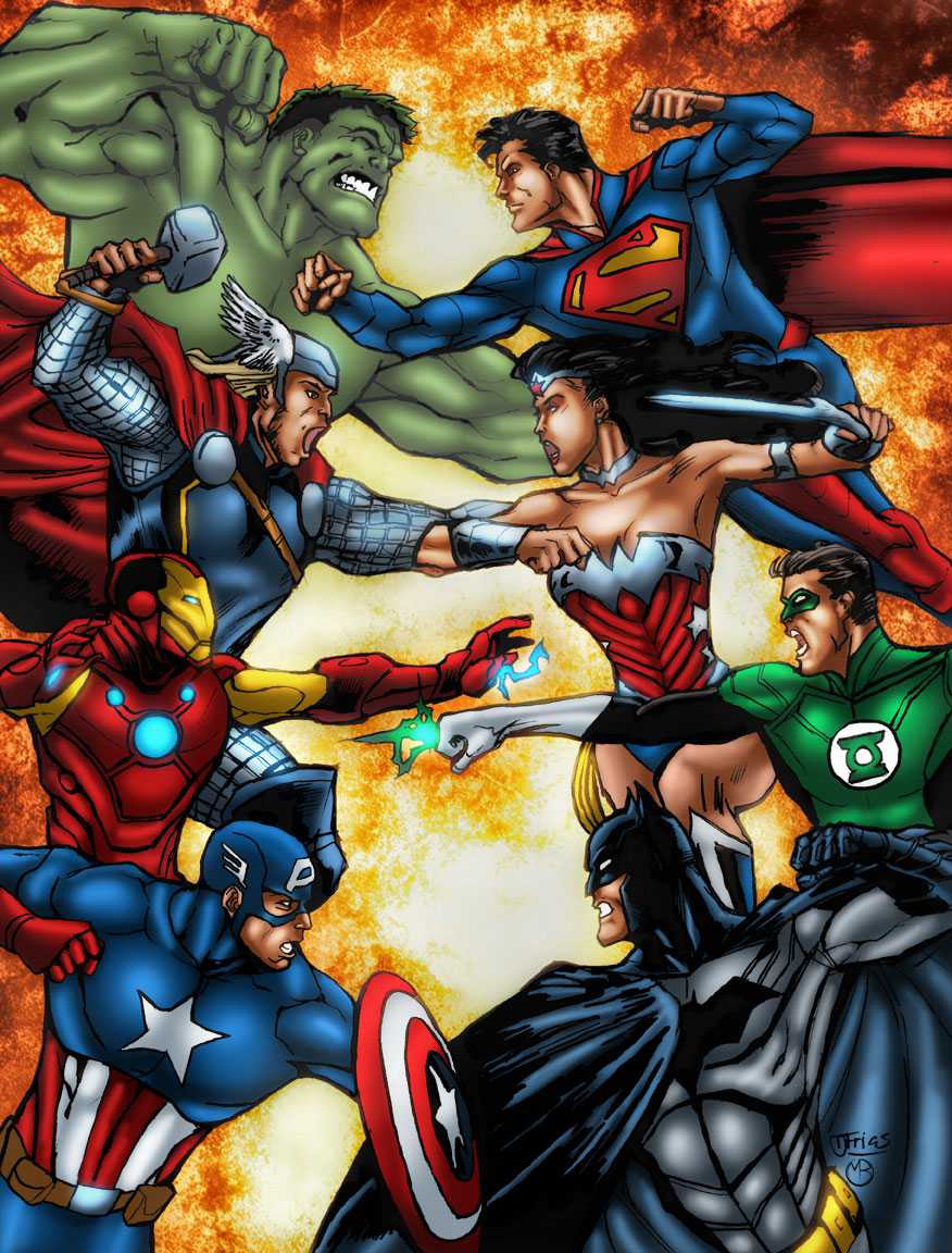876x1152 batman vs superman: Justice League Vs Avengers Wallpaper Image