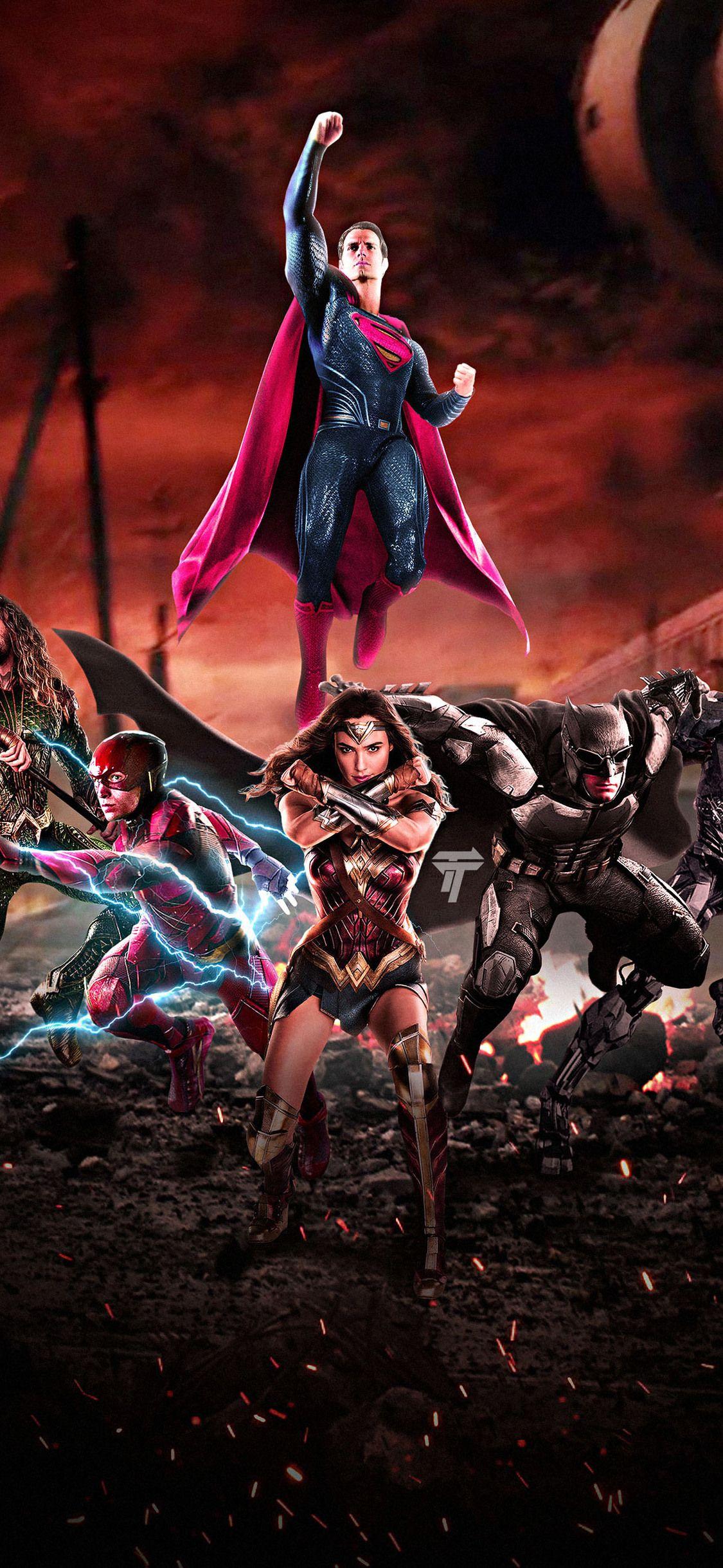 1125x2436 Justice League 2017 Fan Artwork iPhone XS, iPhone iPhone