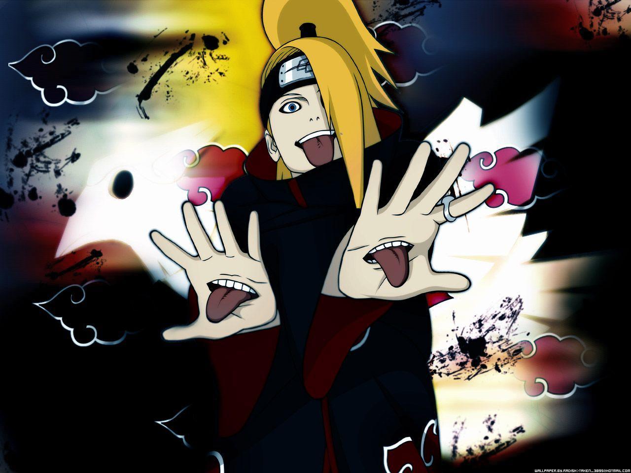 Akatsuki Deidara Wallpapers Top Free Akatsuki Deidara Backgrounds Wallpaperaccess