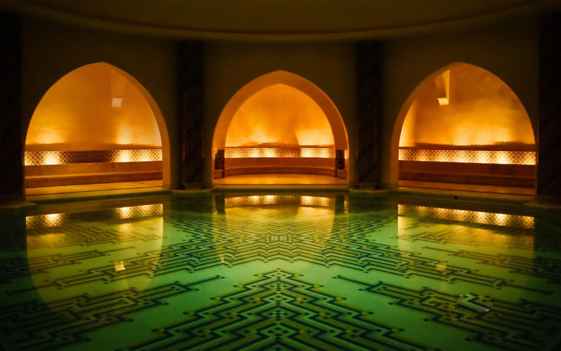 1920x1200 Hassan II Mosque in Casablanca, Morocco