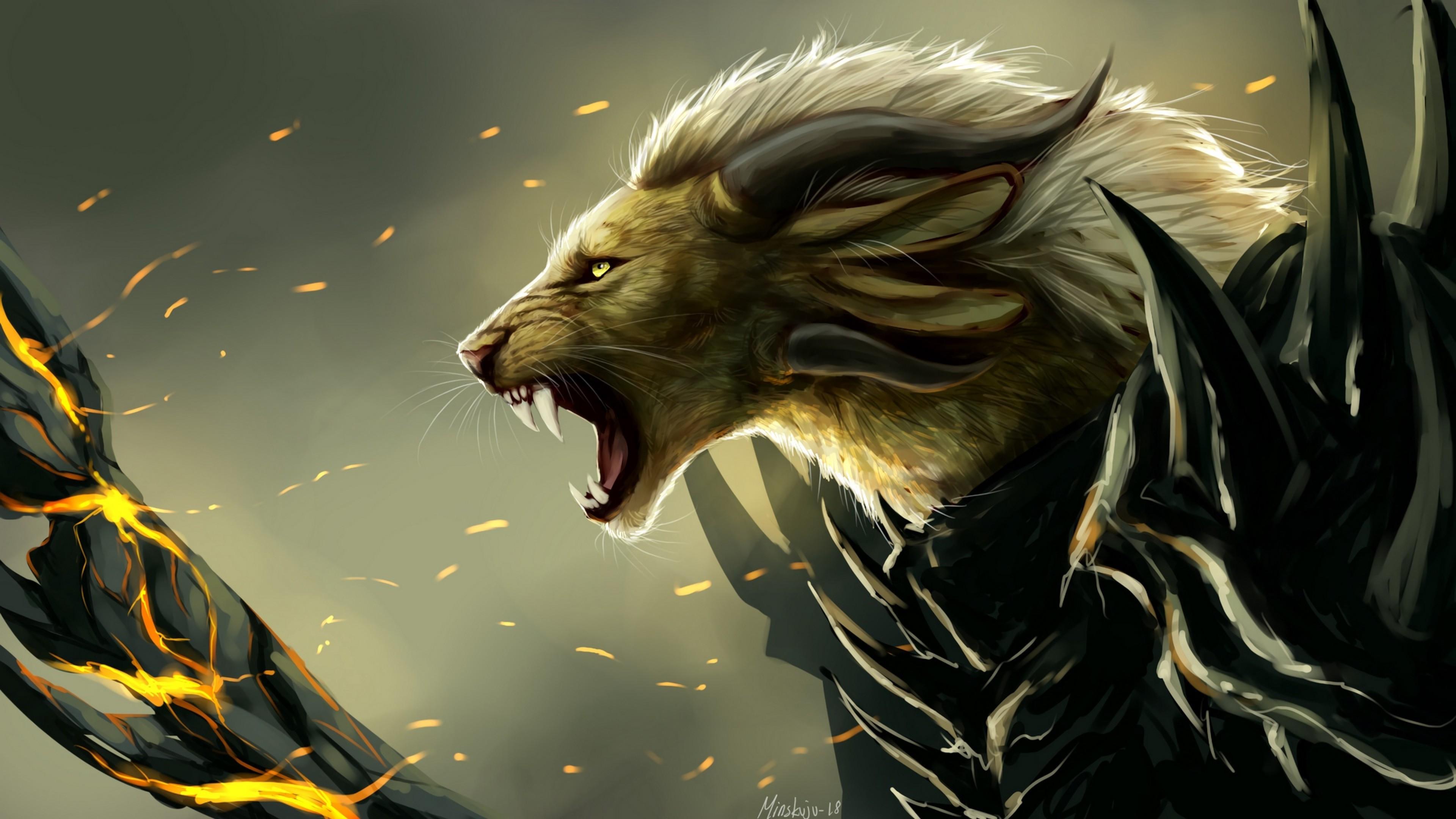 3840x2160 Mythological Creatures Wallpaper