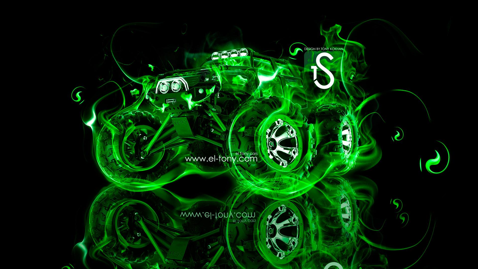 1920x1080 Free download Traxxas Summit Monster Truck Green Fire Car 2013 HD Wallpaper by Tony [1920x1080] for your Desktop, Mobile & Tablet. Explore Traxxas Wallpaper. Traxxas Slash Wallpaper