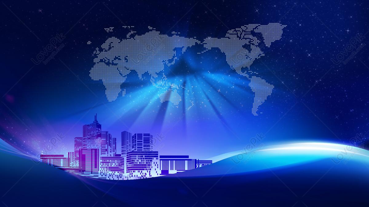 1200x675 Blue Science And Technology Business Background Download Free. Banner Background Image
