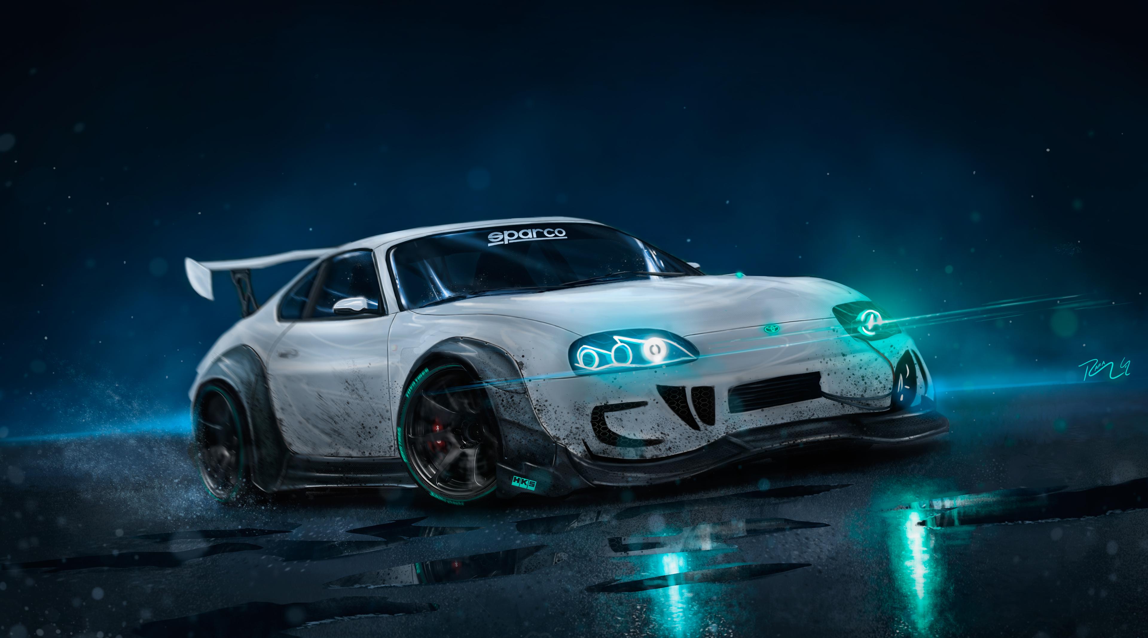 Toyota Supra Drifting Live Wallpaper - MoeWalls