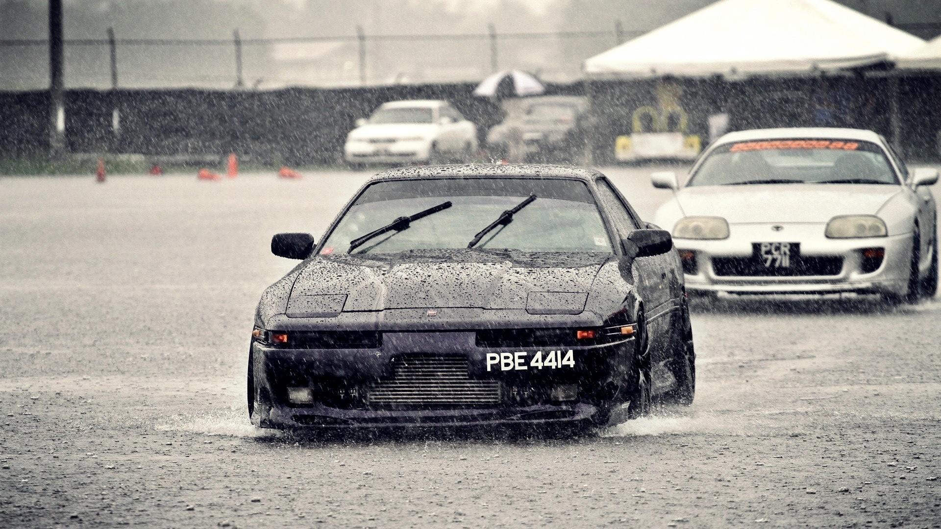1920x1080 Supra, JDM, rain, drift, car, Toyota, Nissan, muscle cars, Toyota Supra MK Toyota Supra, sports car, Toyota Supra MK3 Gallery HD Wallpaper