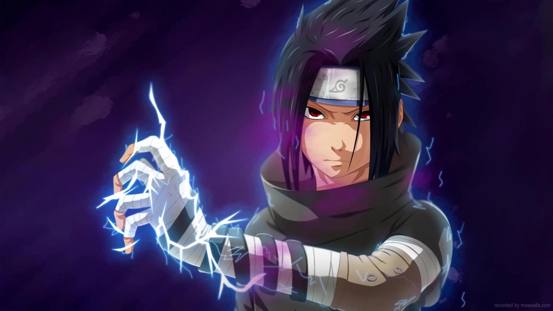1920x1080 Uchiha Sasuke Chidori Cursed Seal Of Heaven Live Wallpaper
