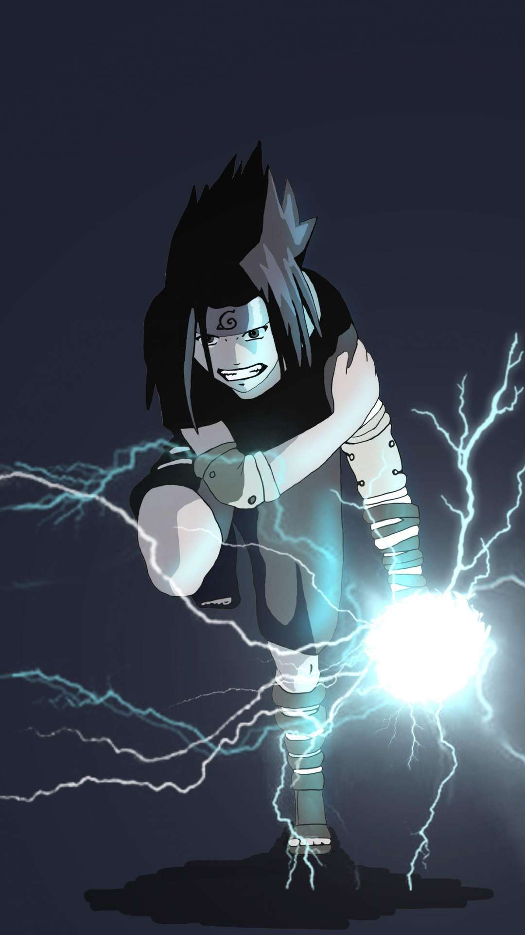 1080x1920 Chidori Wallpaper for iPhone and Android