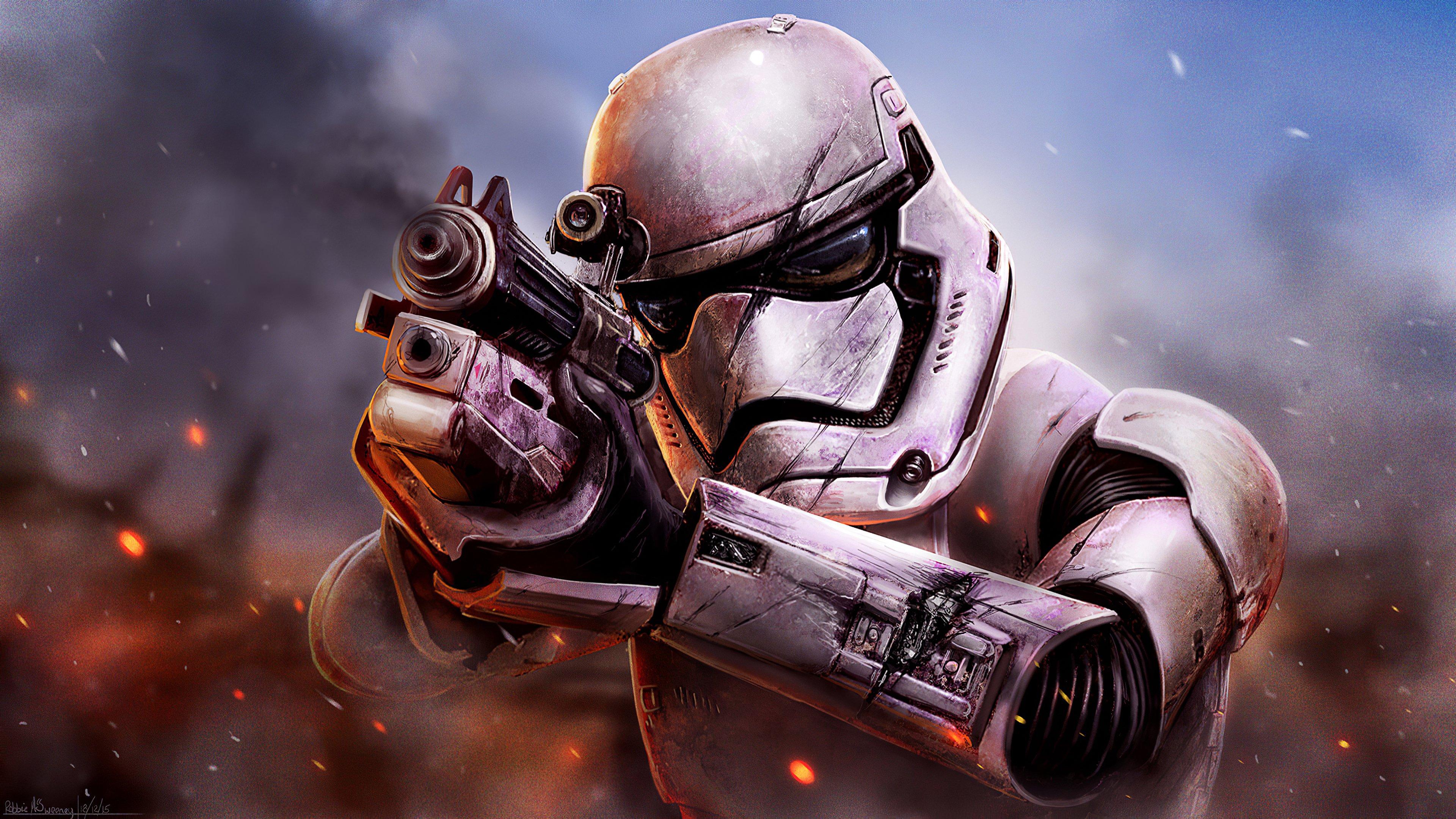 3840x2160 Stormtrooper from Star Wars Battlefront Wallpaper 4k Ultra HD