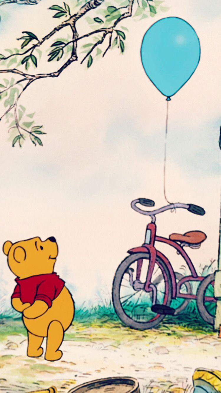 750x1334 Winnie the Pooh. ディズニー絵画, ディズニー 絵, かわいい