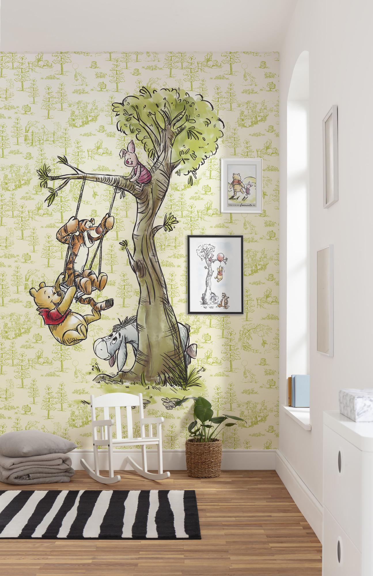 1295x2000 Photomurals. Digital print photomural Winnie the Pooh in the Wood