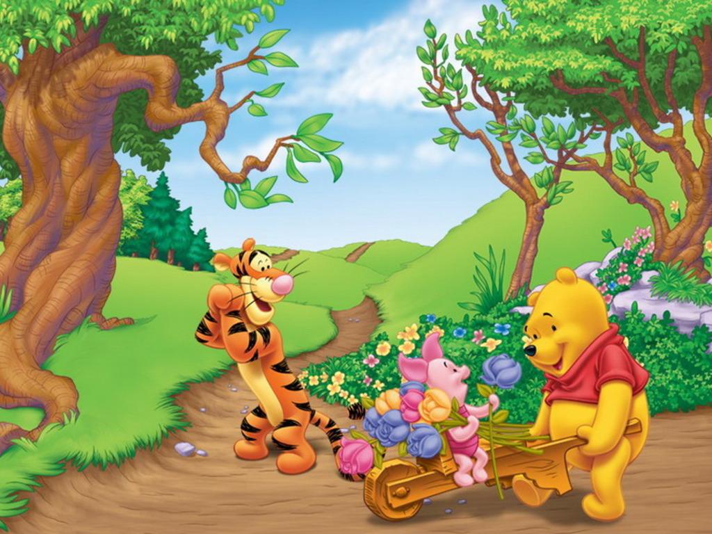 1024x768 Winnie The Pooh Background