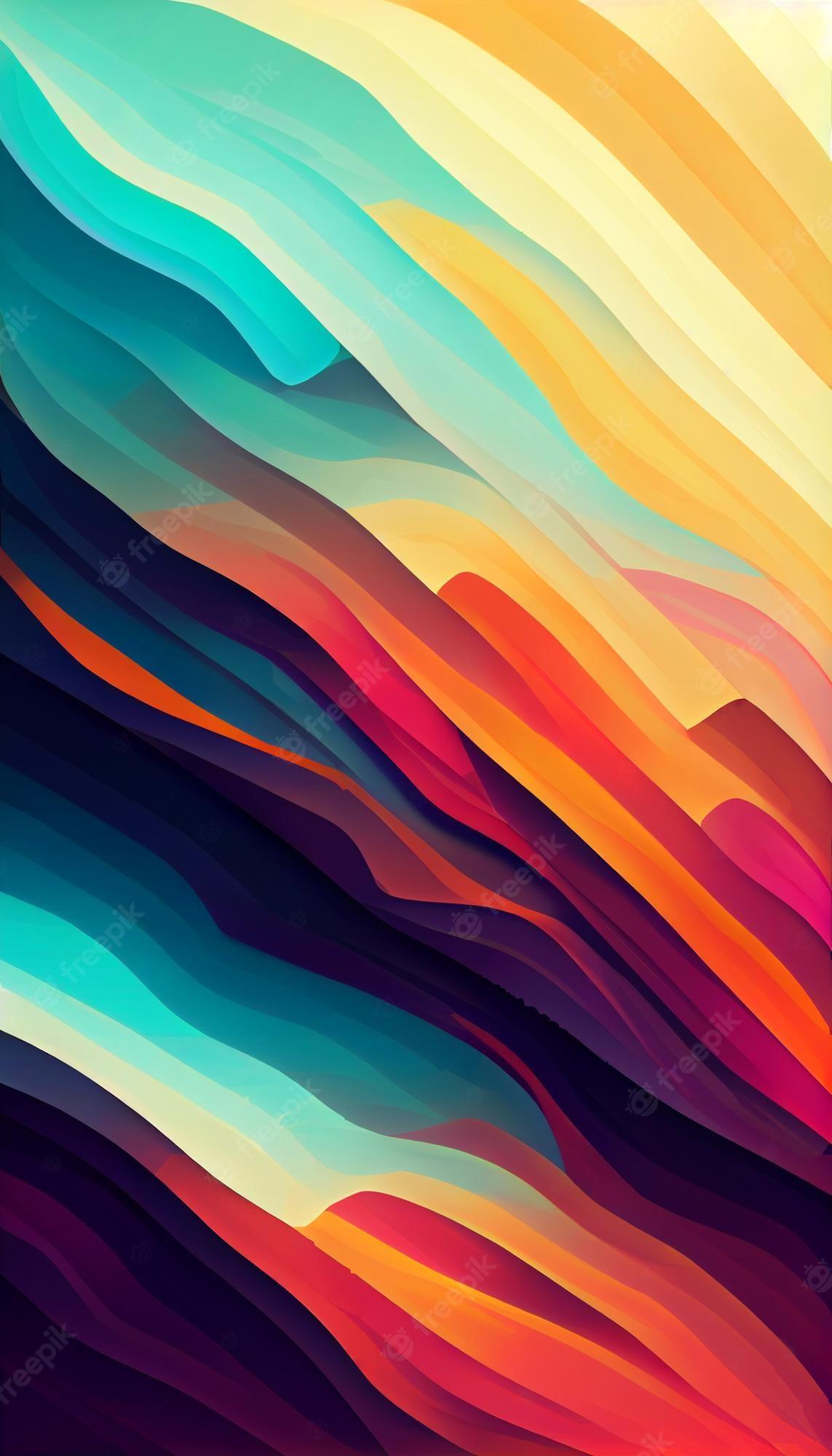 1143x2000 Premium Photo. Abstract colorful background with gradient patterns in rainbow pattern illustration with copy space