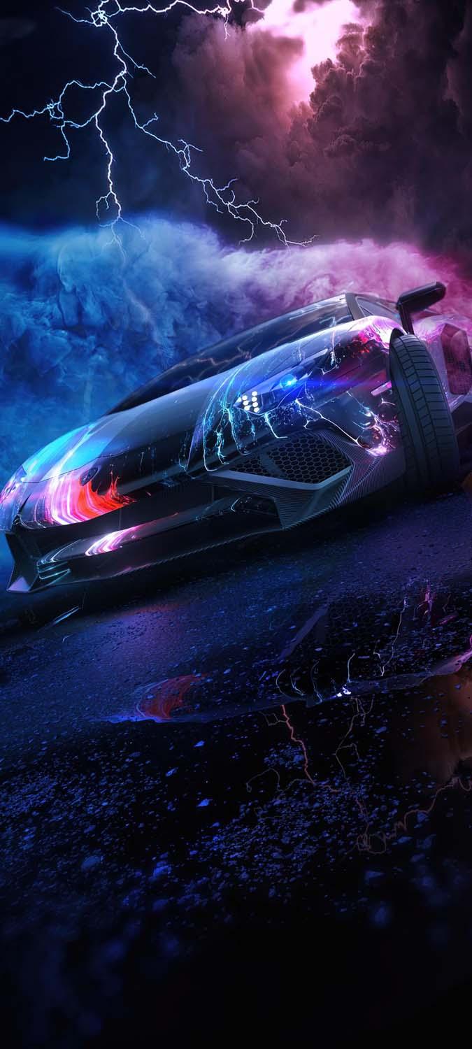 675x1500 Sports Car Smoke IPhone Wallpaper HD Wallpaper : iPhone Wallpaper