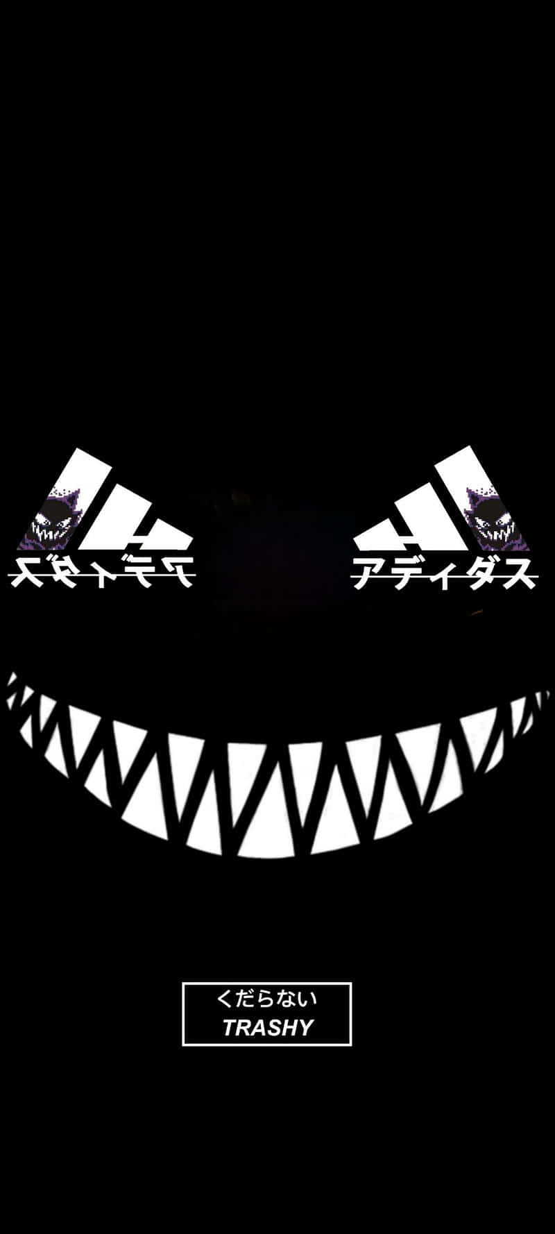 800x1778 Download Japanese Trash Gang Logo Wallpaper