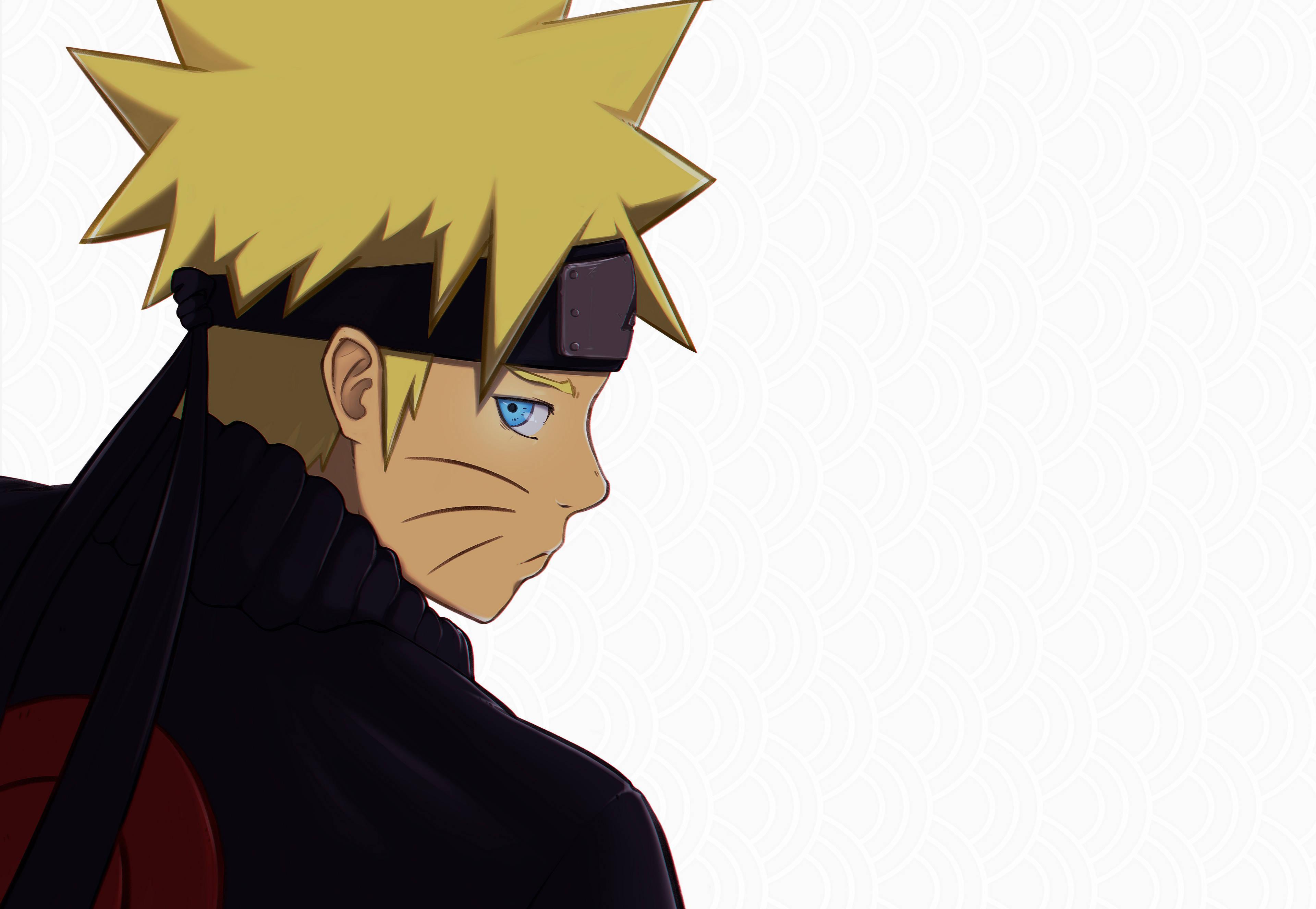 3840x2652 Download Sad Naruto White Wallpaper