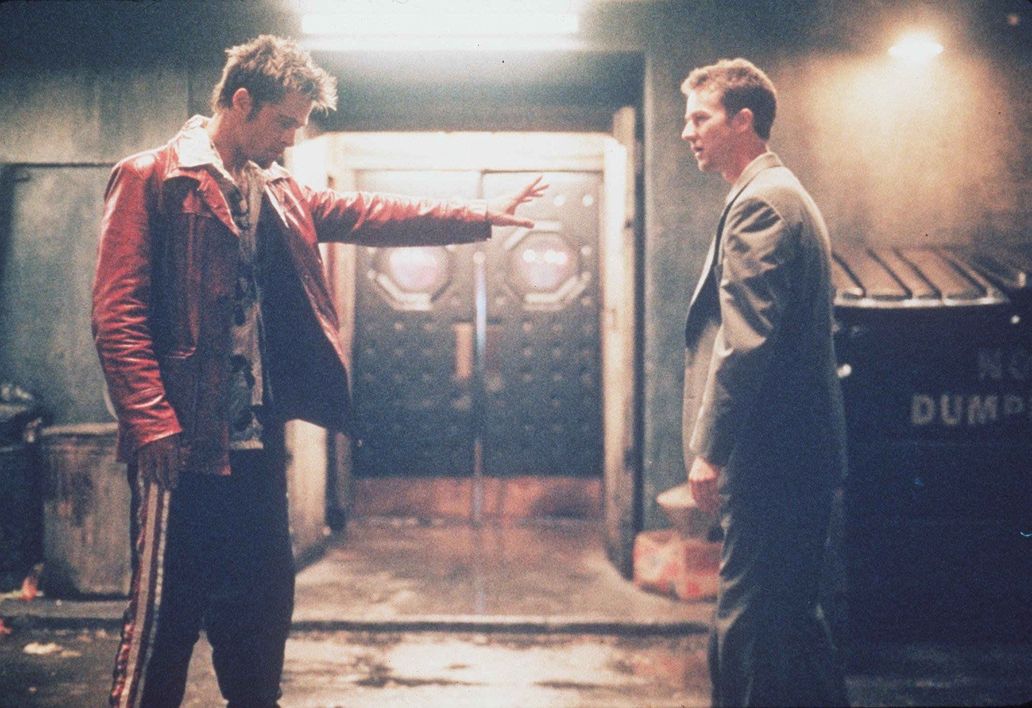 2040x1399 Free download Fight Club Edward Norton Brad Pitt inSharePics [2040x1399] for your Desktop, Mobile & Tablet. Explore Superhero Fight Club Wallpaper. Superhero Wallpaper, Fight Club Movie Wallpaper, Fight Club Movie Wallpaper