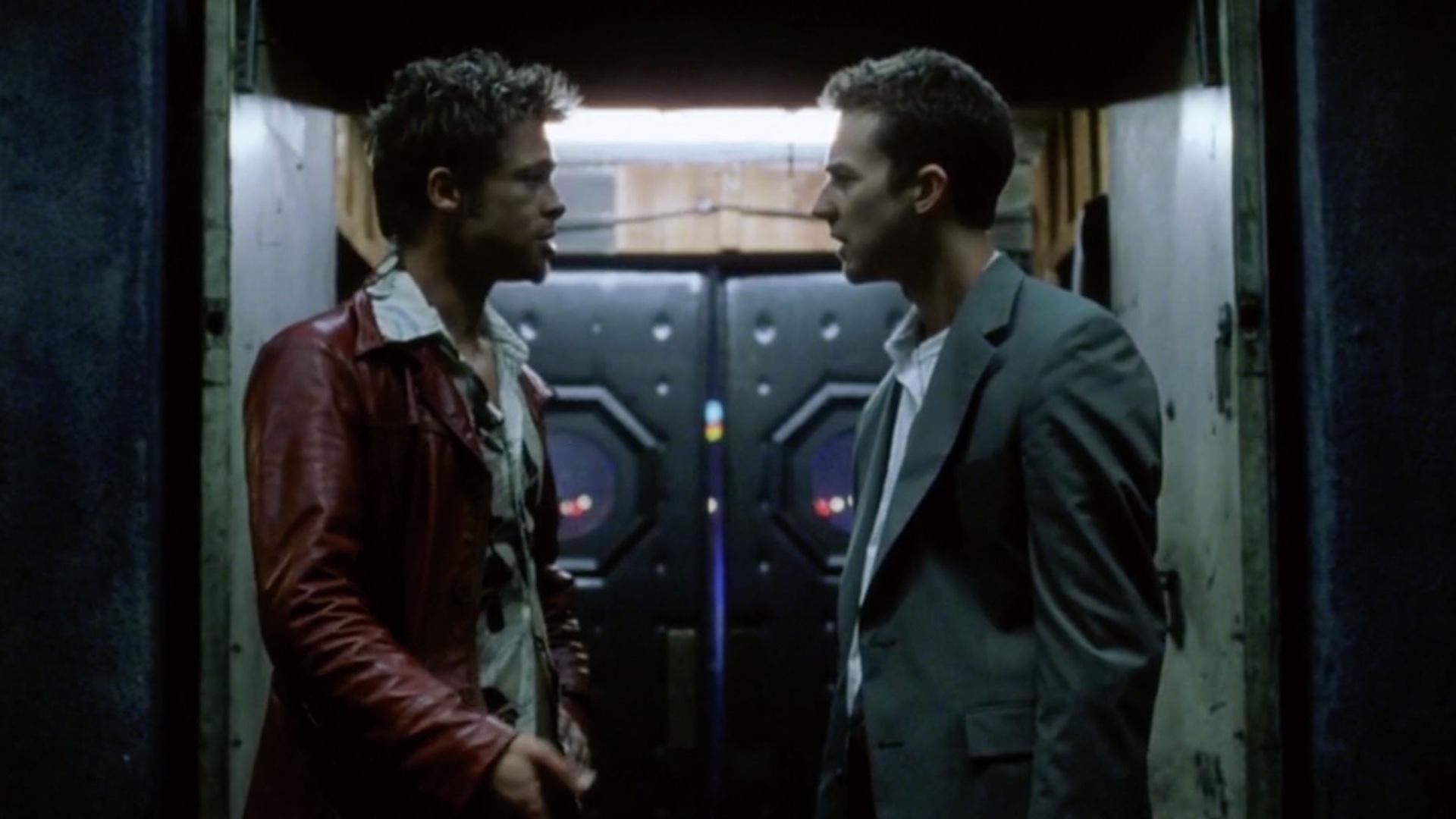 1920x1080 Brad Pitt and Edward Norton Recall FIGHT CLUB Being Booed By Audiences at Early Screening