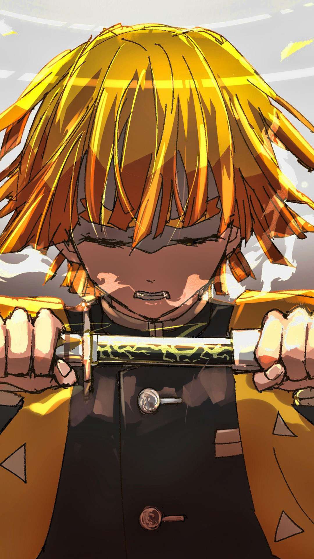 1080x1920 Zenitsu Wallpaper for iPhone and Android