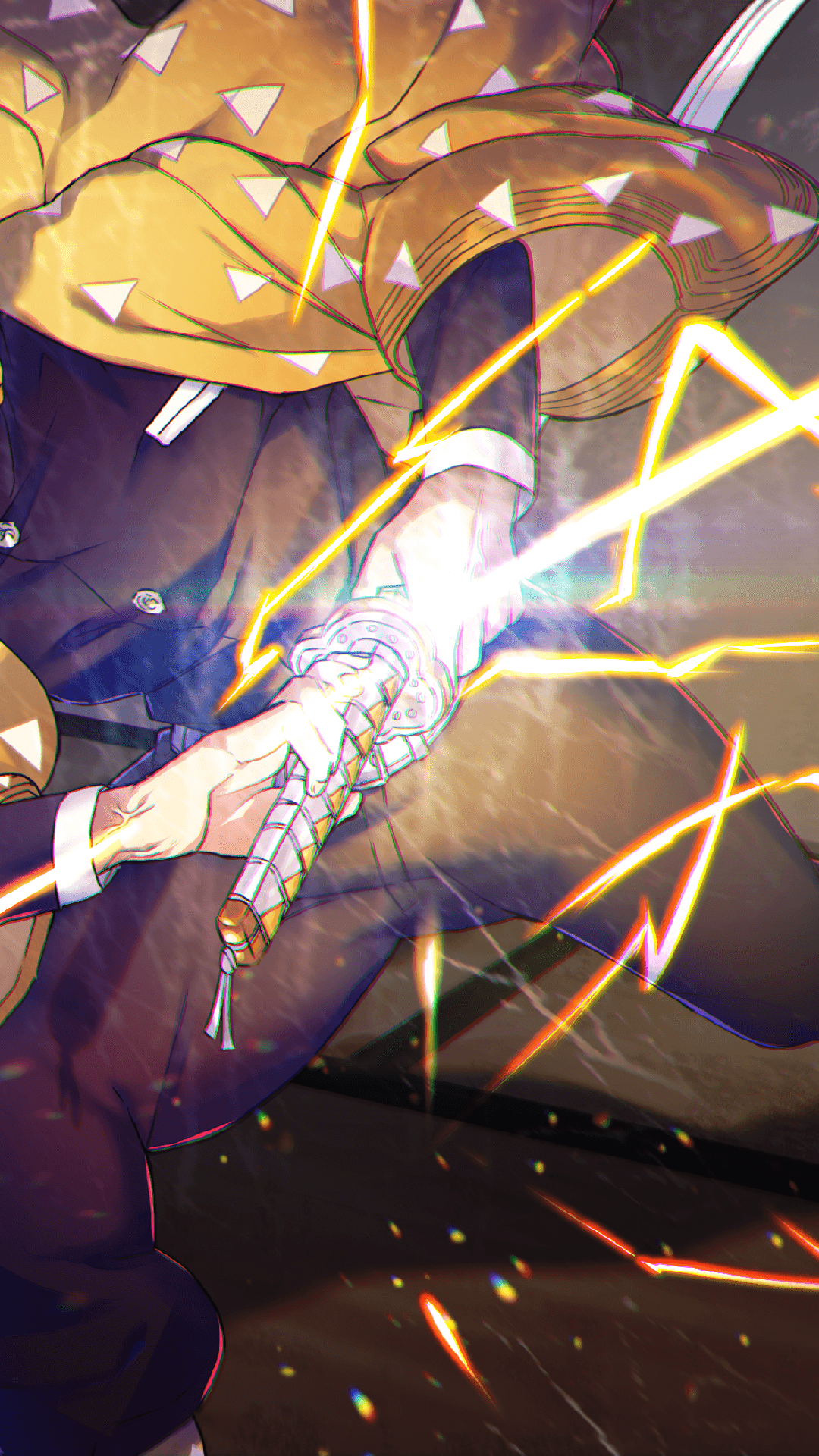 1080x1920 Zenitsu Wallpaper for iPhone and Android