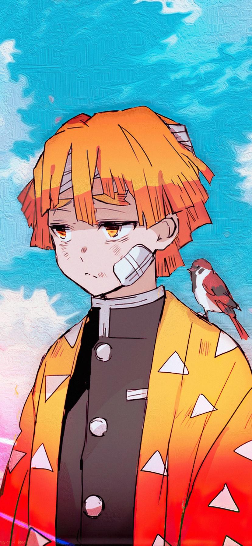 828x1792 Wallpaper / Anime Demon Slayer: Kimetsu no Yaiba Phone Wallpaper, Zenitsu Agatsuma, 828x1792 free download