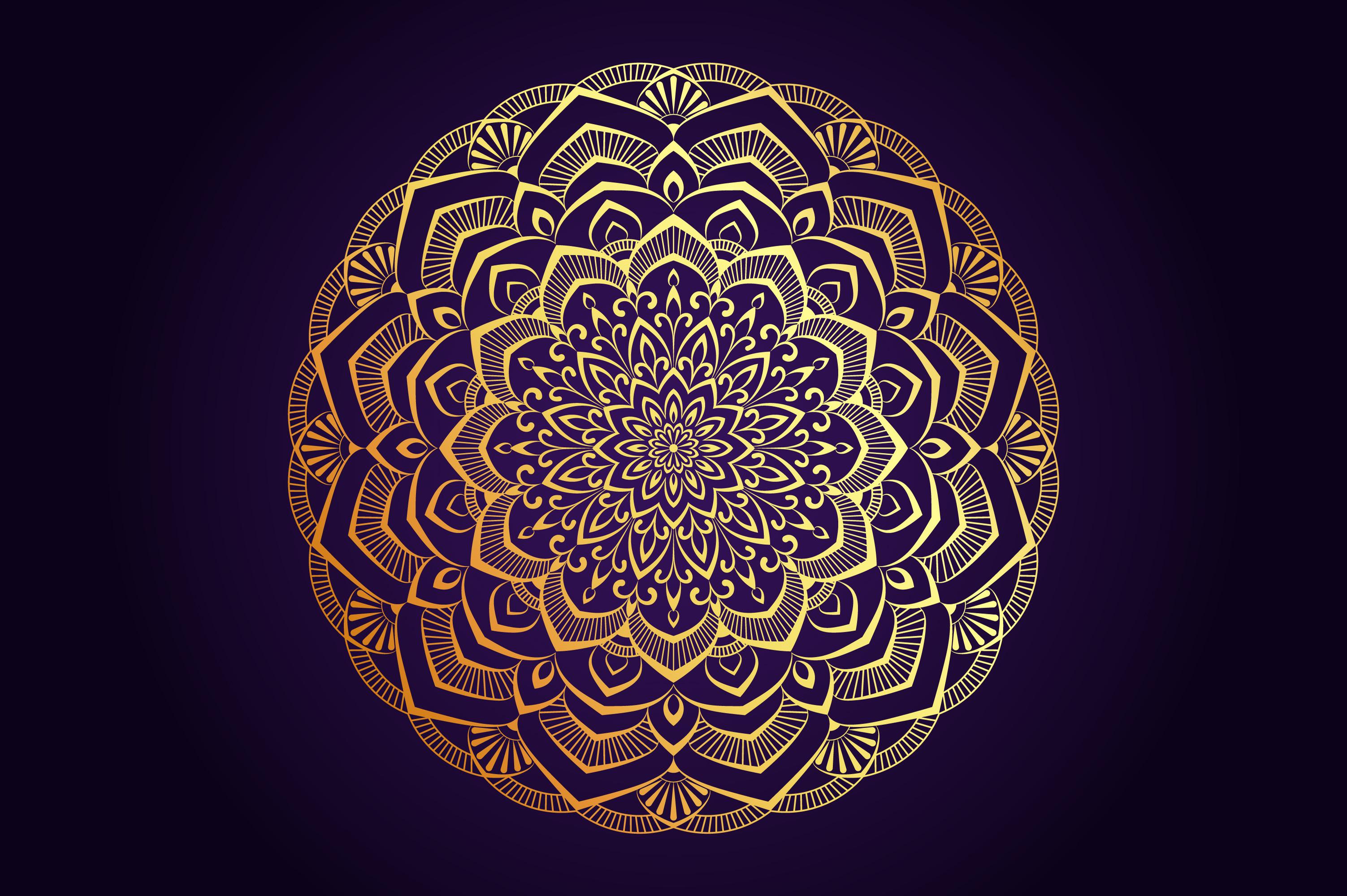 3005x2000 Gold Color Luxury Mandala Background Graphic by mdhelalakbar · Creative Fabrica