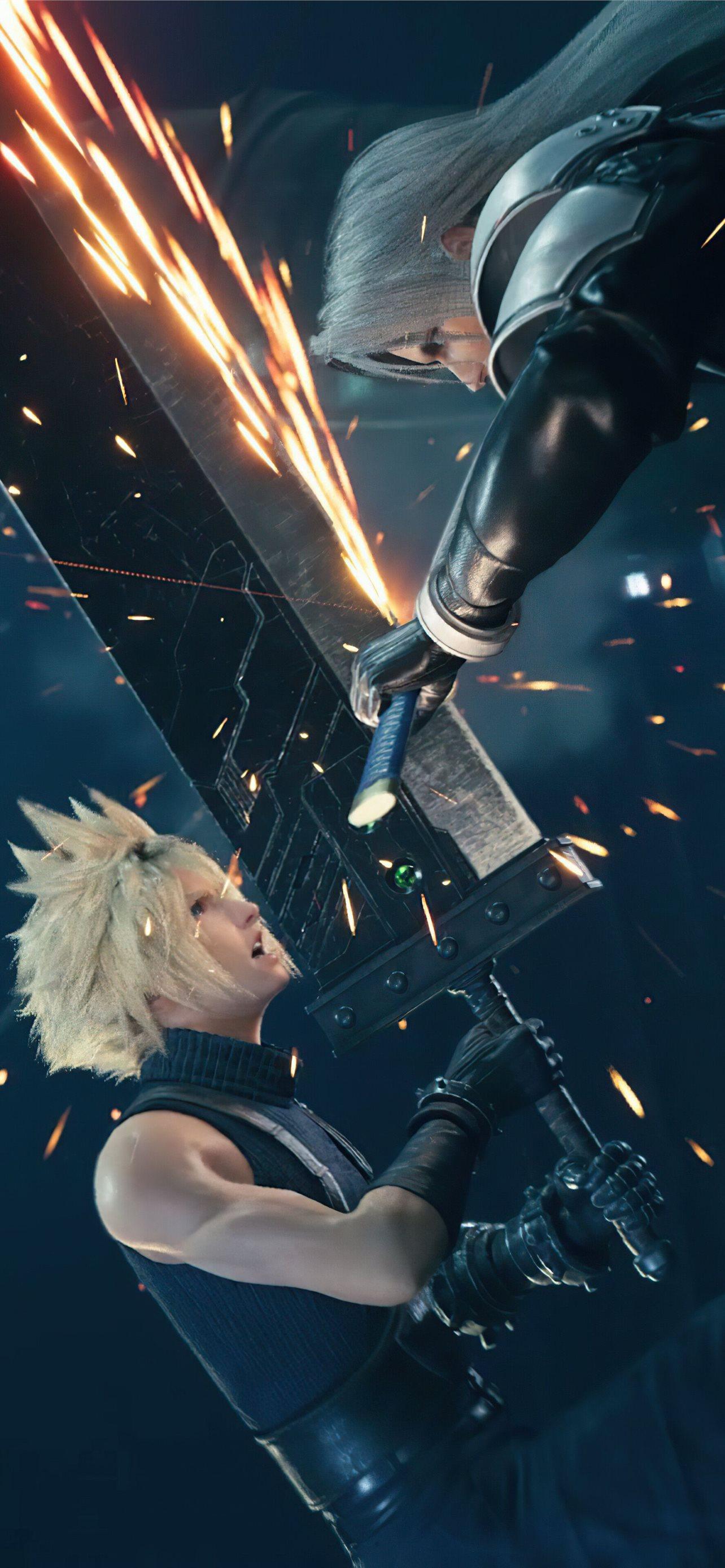 1284x2778 final fantasy vii iPhone Wallpaper Free Download