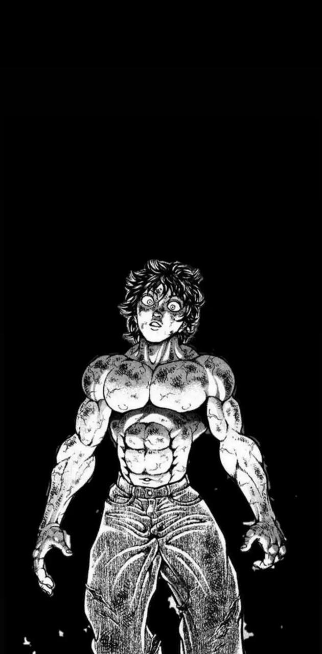 minimalist baki pose wallpaper : r/AMOLED