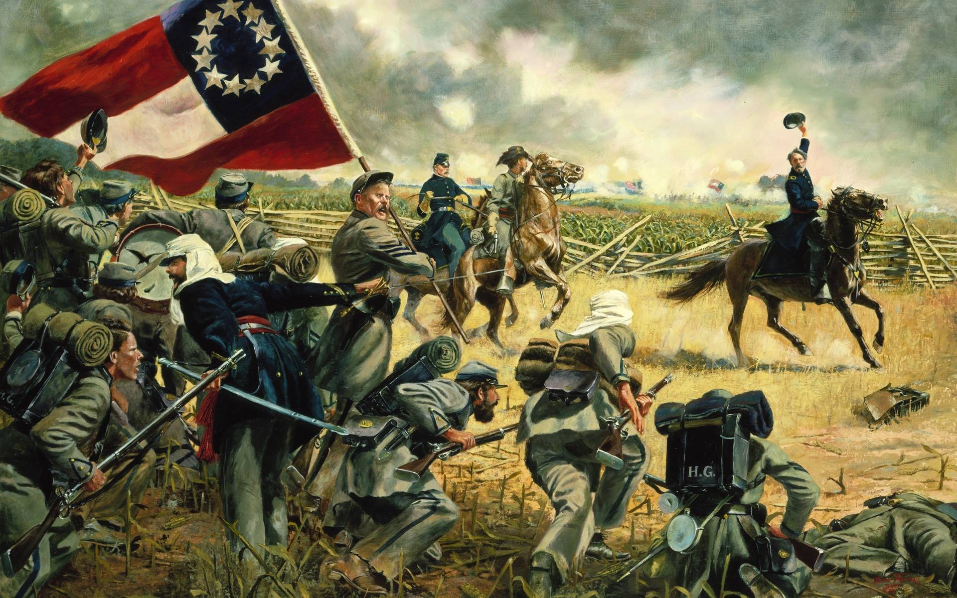 1920x1200 American Civil War Wallpaper