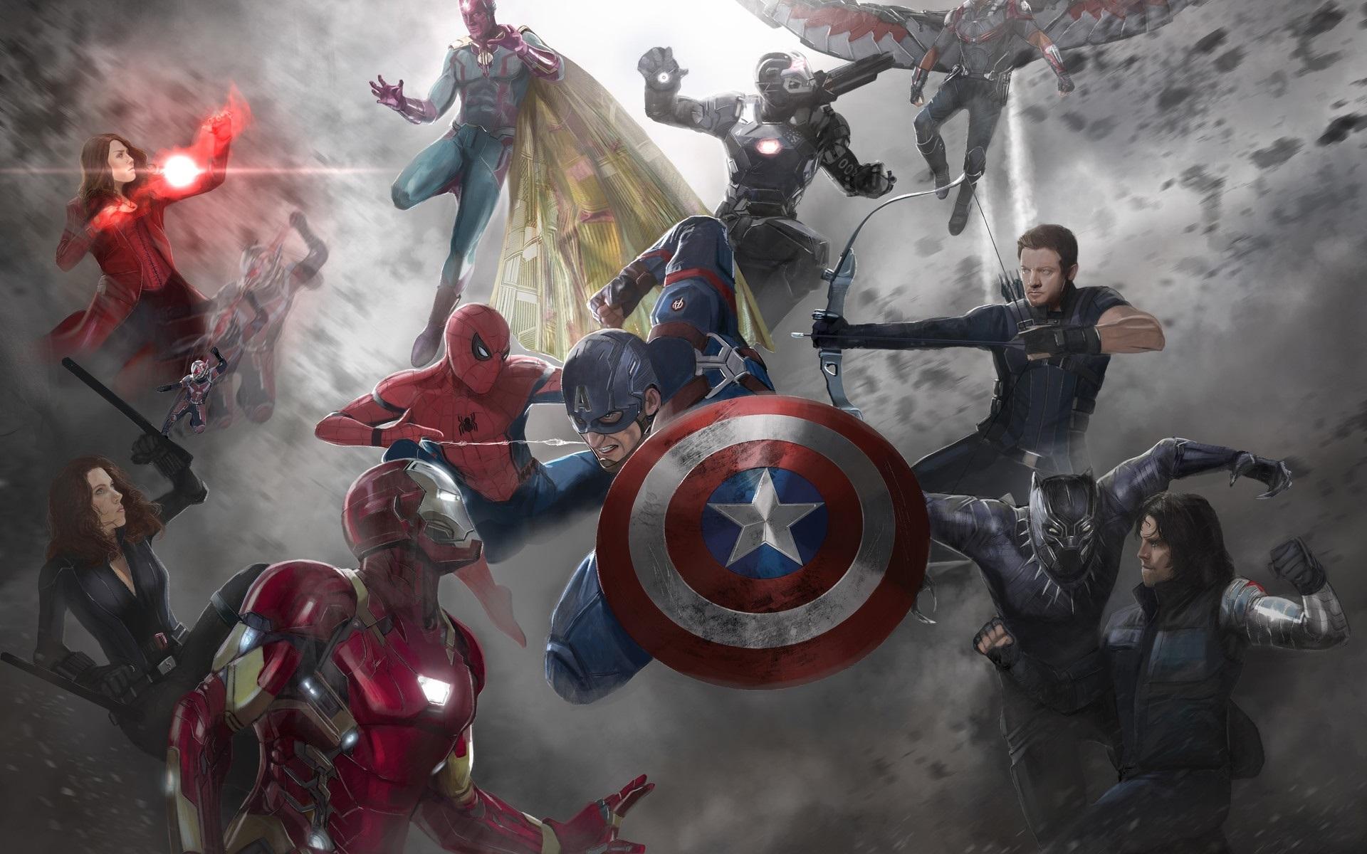 1920x1200 Wallpaper Captain America: Civil War, art picture, Marvel comics 1920x1200 HD Picture, Image