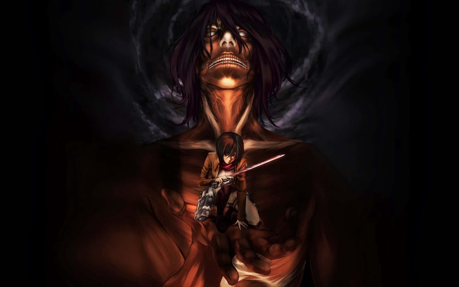 1600x1000 Download A Man With Long Hair And Dark Hair Is Holding A Sword Wallpaper