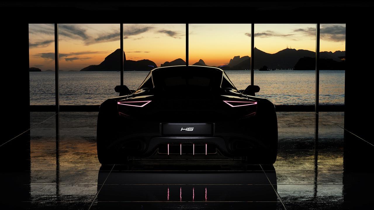 1280x720 Car Silhouette Luxury Sports