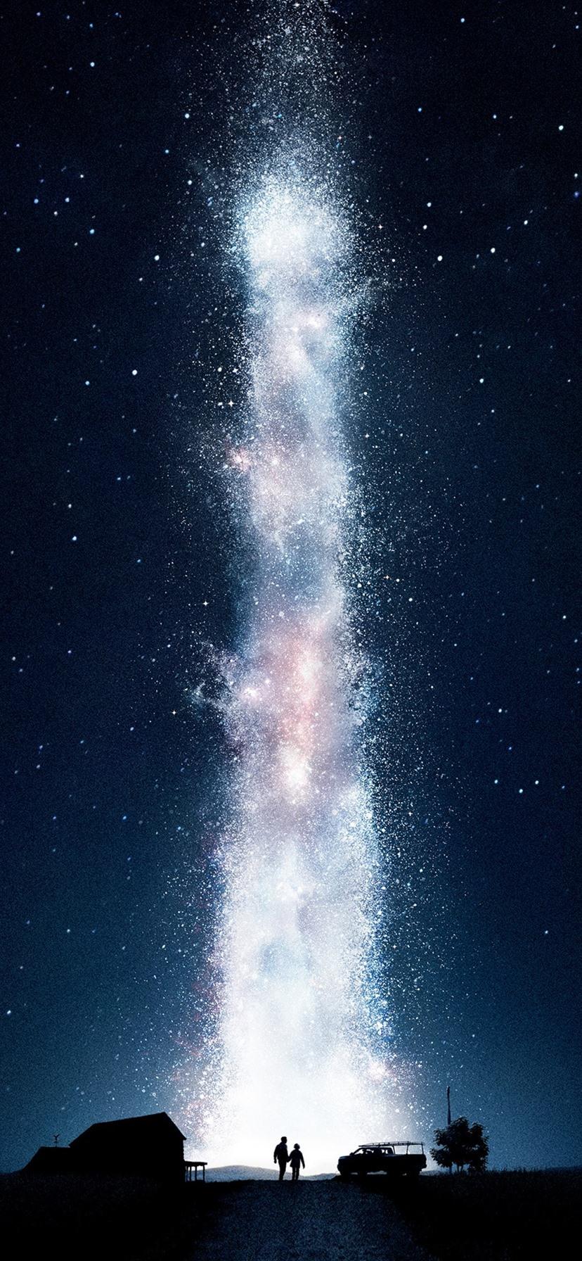 828x1792 Night, Stars, Stellar, Shine, House, Car, Silhouette 828x1792 IPhone 11 XR Wallpaper, Background, Picture, Image