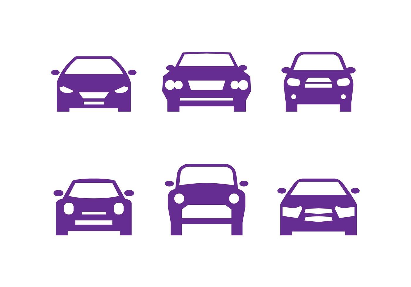 1400x980 Purple Car Front Silhouettes