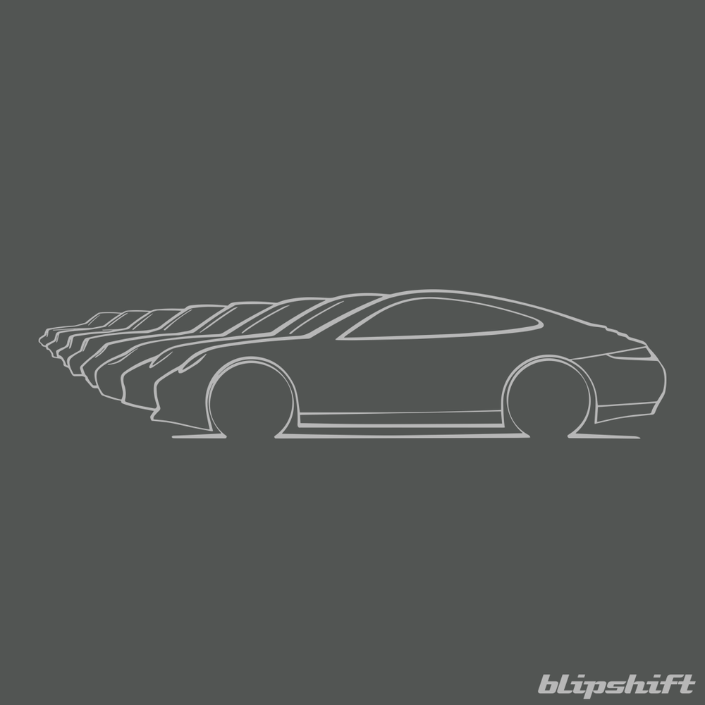 1000x1000 Stuttg Art III P Car Silhouette Evolution Shirt