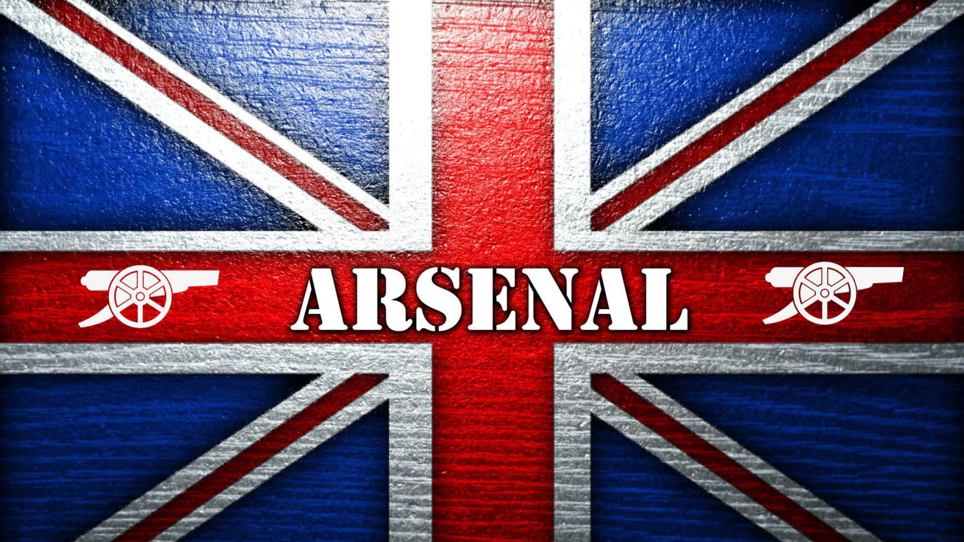 1920x1080 Download Arsenal On England Flag Wallpaper