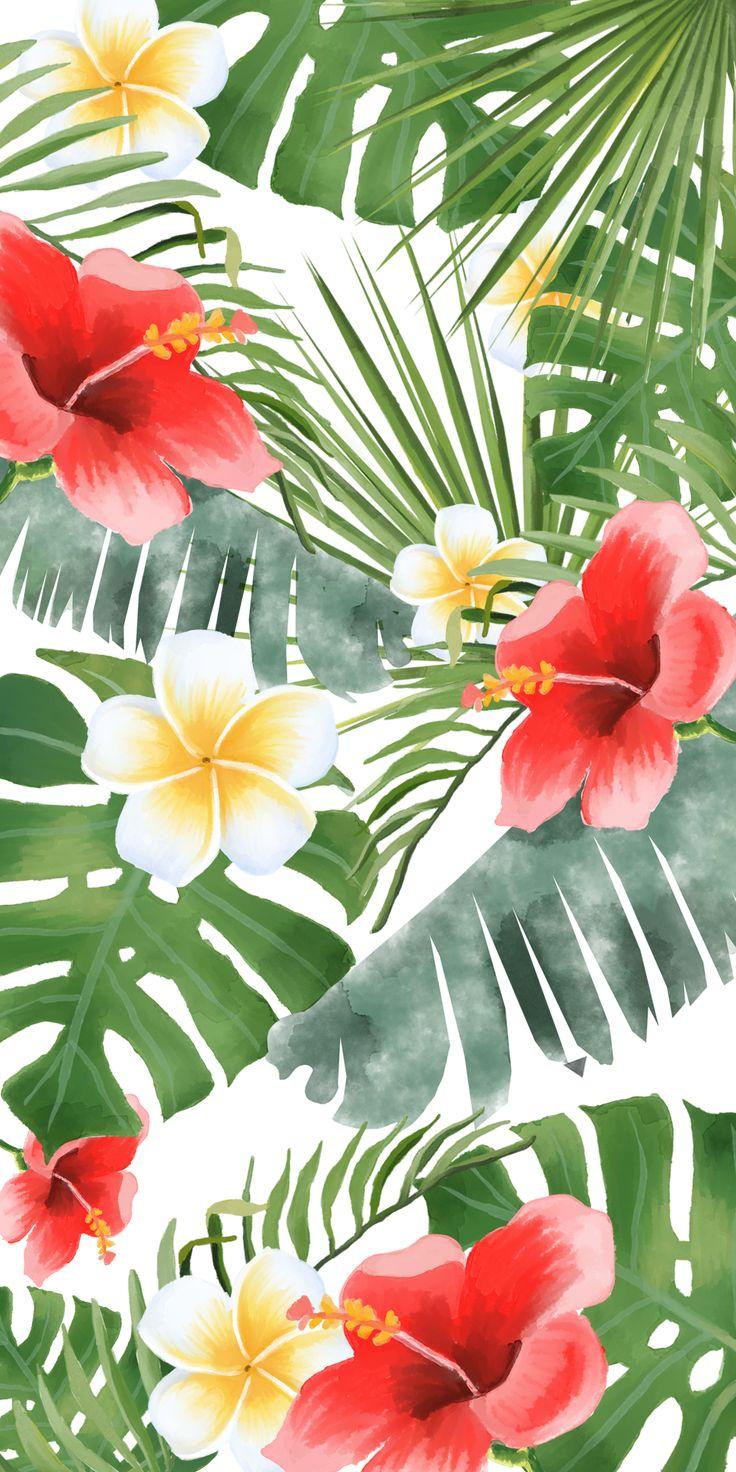 736x1472 If you're into #tropical #vibes. #Casetify #iPhone #Flowers #Floral #Beautiful #Color. Fleurs hawaienne dessin, Comment dessiner une fleur, Papier peint à fleurs