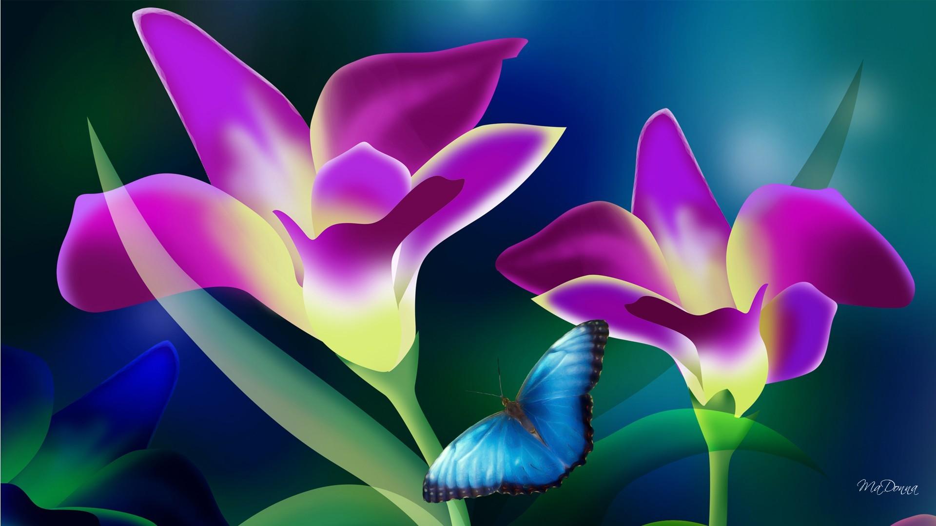 1920x1080 Hawaiian Flowers Wallpaper