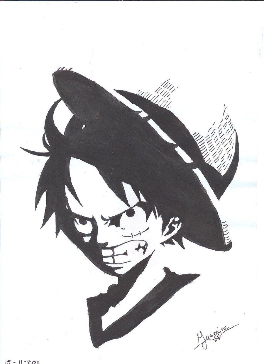 Luffy Black And White Wallpapers - Top Free Luffy Black And White