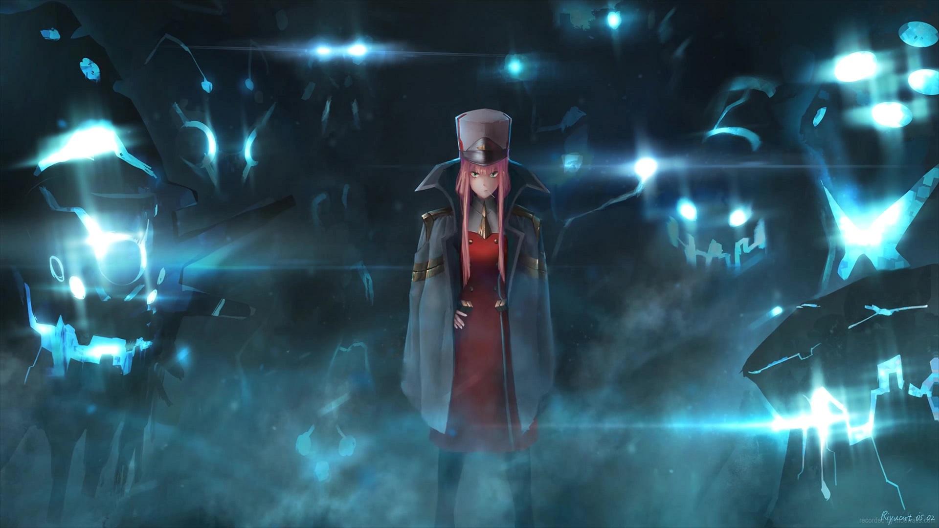 1920x1080 Zero Two And Klaxosaurs Darling In The Franxx Live Wallpaper