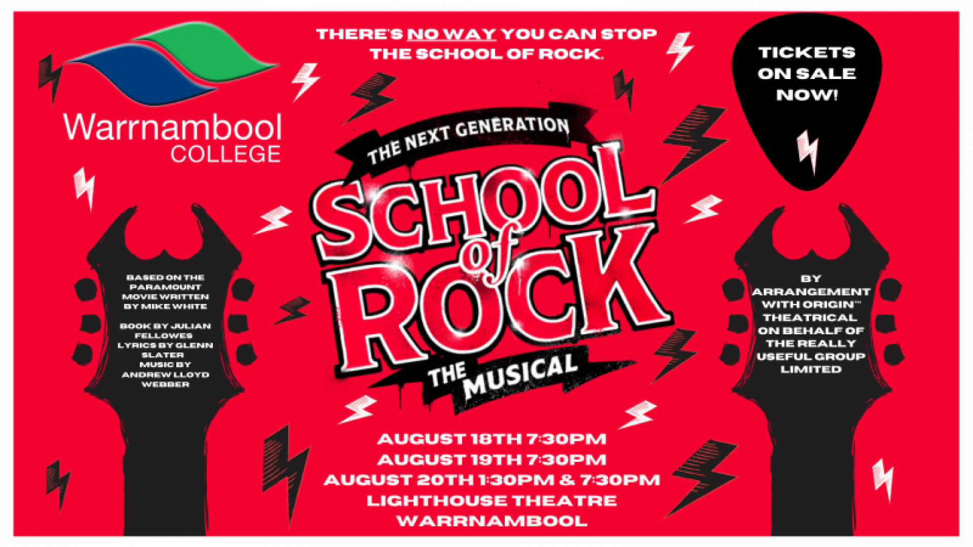 1920x1080 School of Rock. What's On Warrnambool