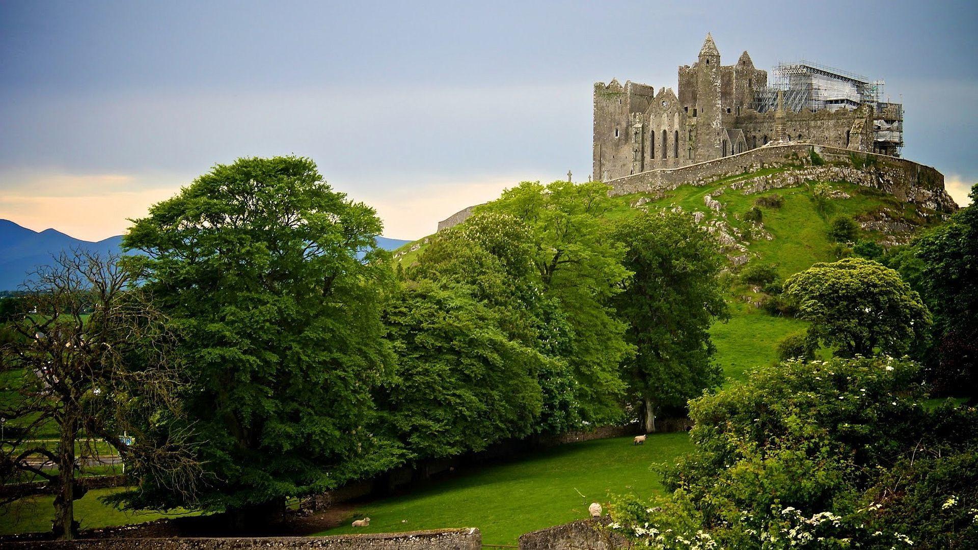 1920x1080 Wallpaper / Ireland, Rock of Cashel, 1920x 1080P, world, europe free download