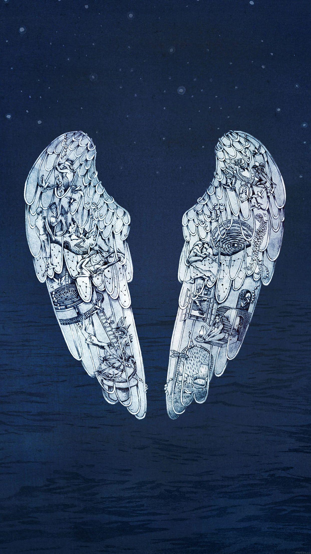 1242x2208 Heaven's Wings. #karxie. iPhone Wallpaper. Coldplay