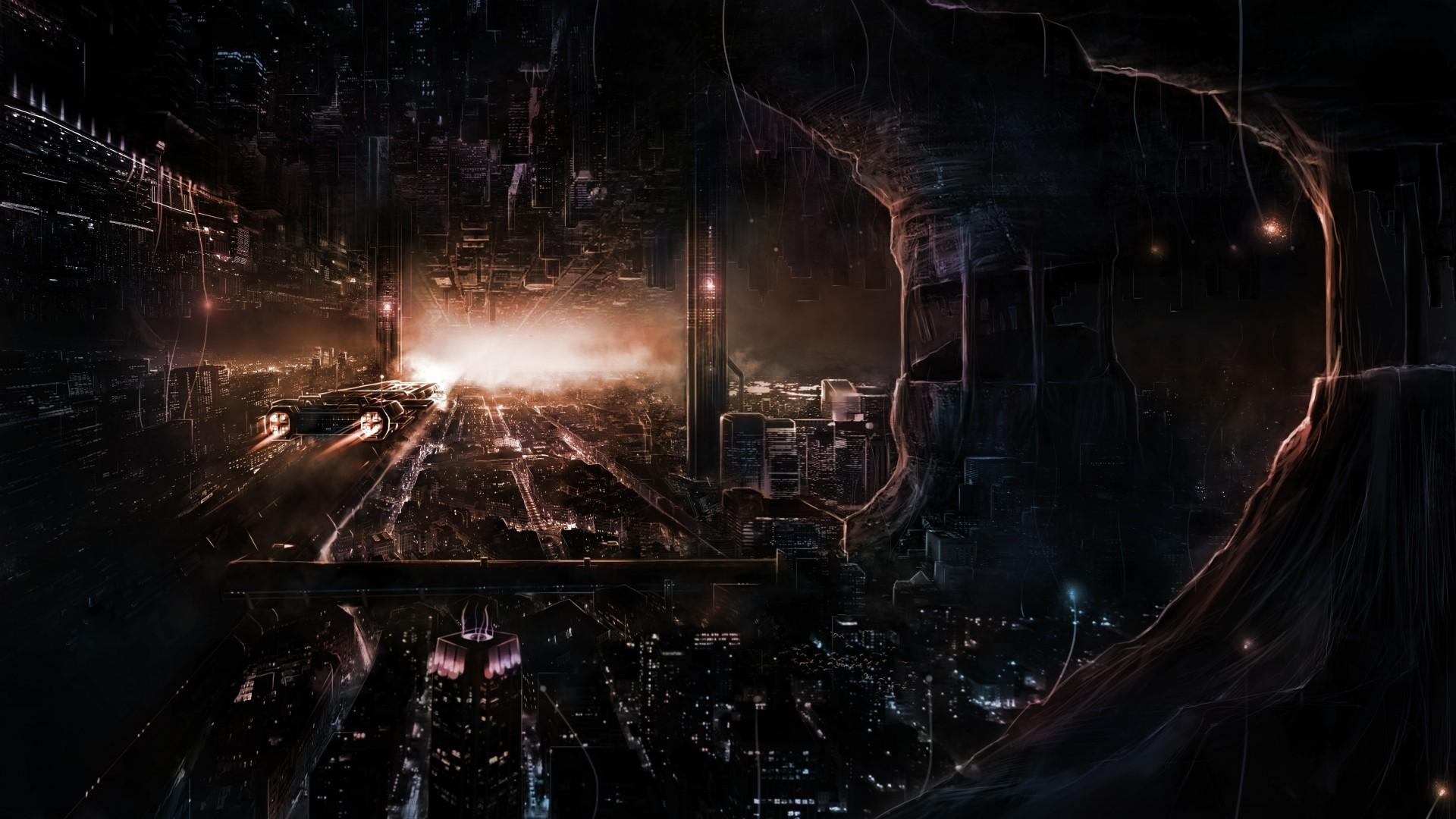 1920x1080 Futuristic City Wallpaper 1920x1080