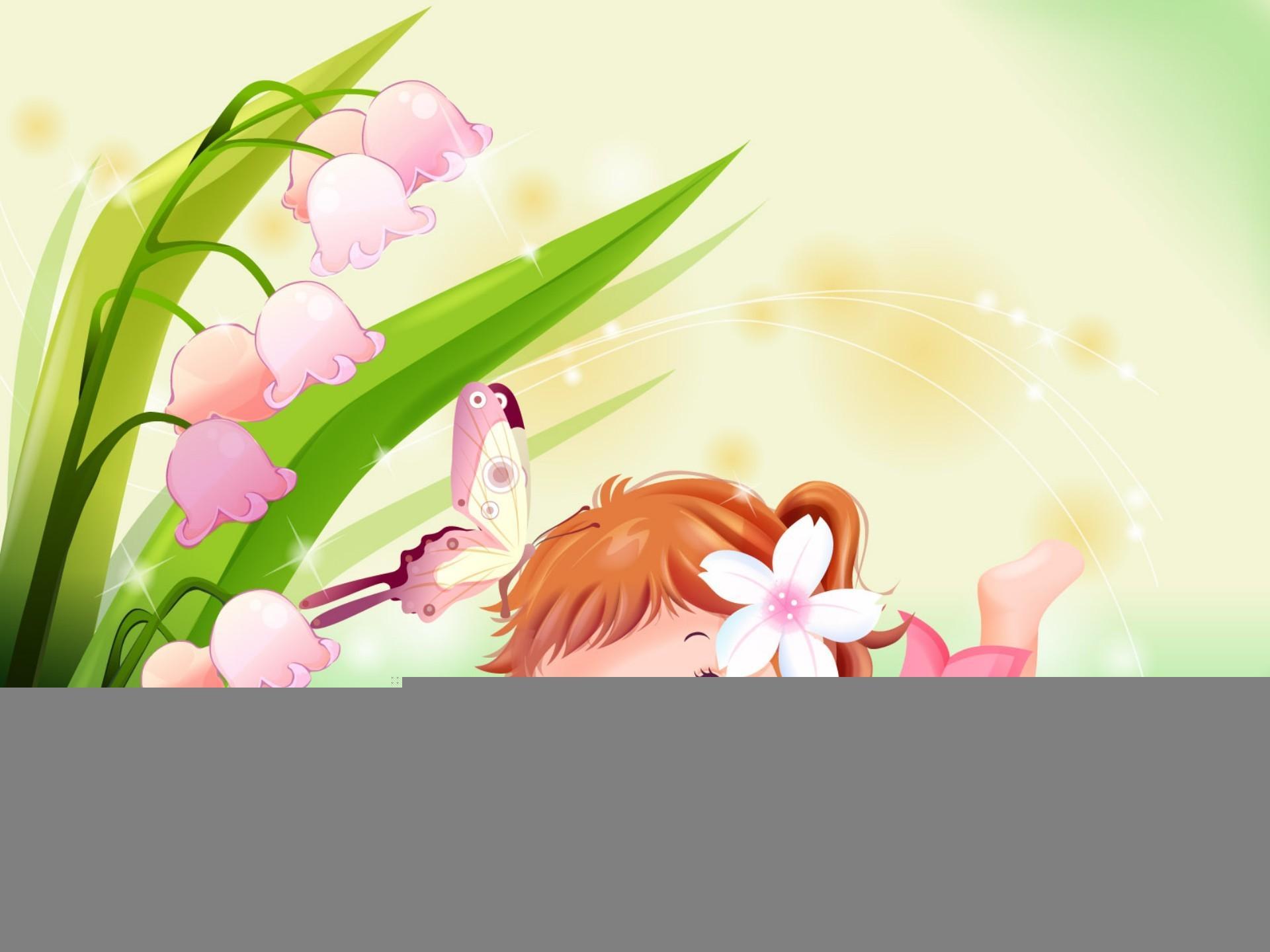 1920x1440 girl cartoon wallpaper HD Art