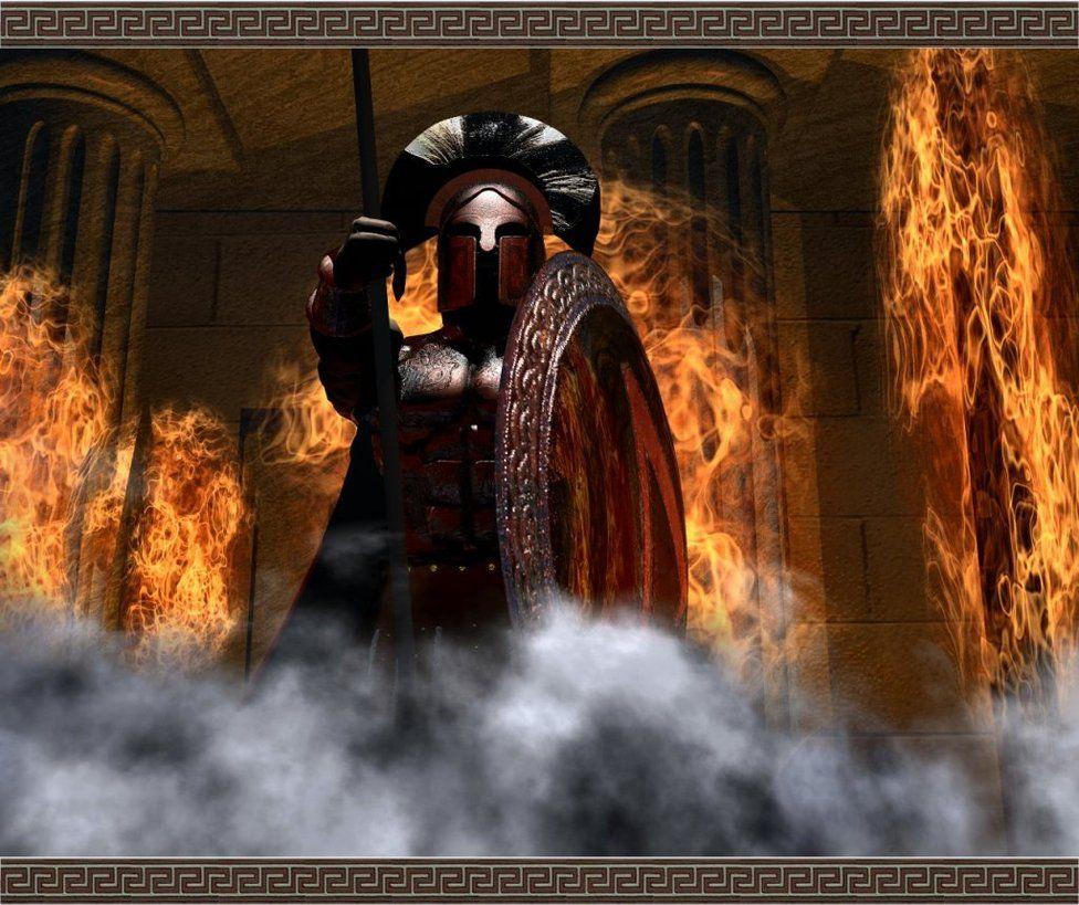 976x819 Spartan Hoplite Wallpaper