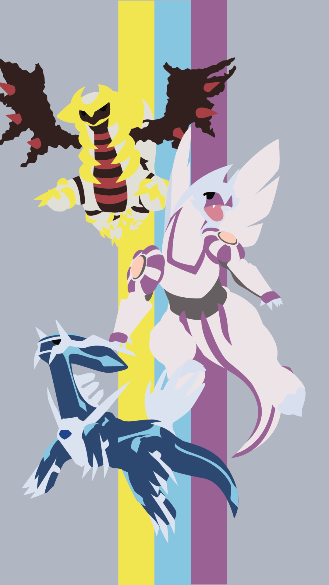 giratina, dialga, palkia, and giratina (pokemon) drawn by akihorisu