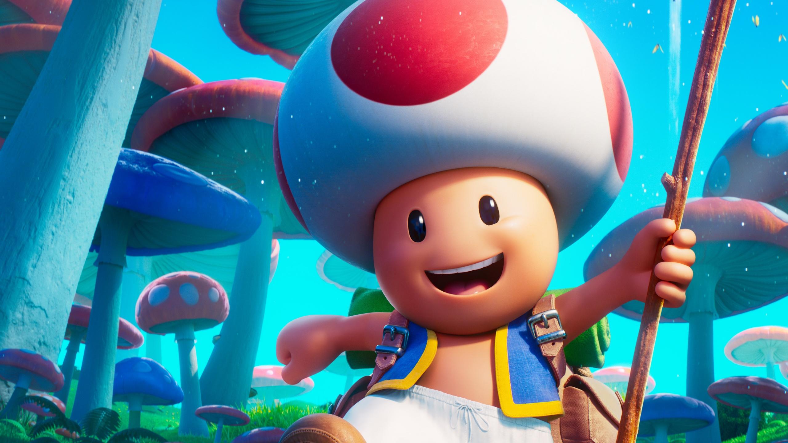 2560x1440 The Super Mario Bros. Movie Wallpaper 4K, Toad, 2023 Movies, Movies