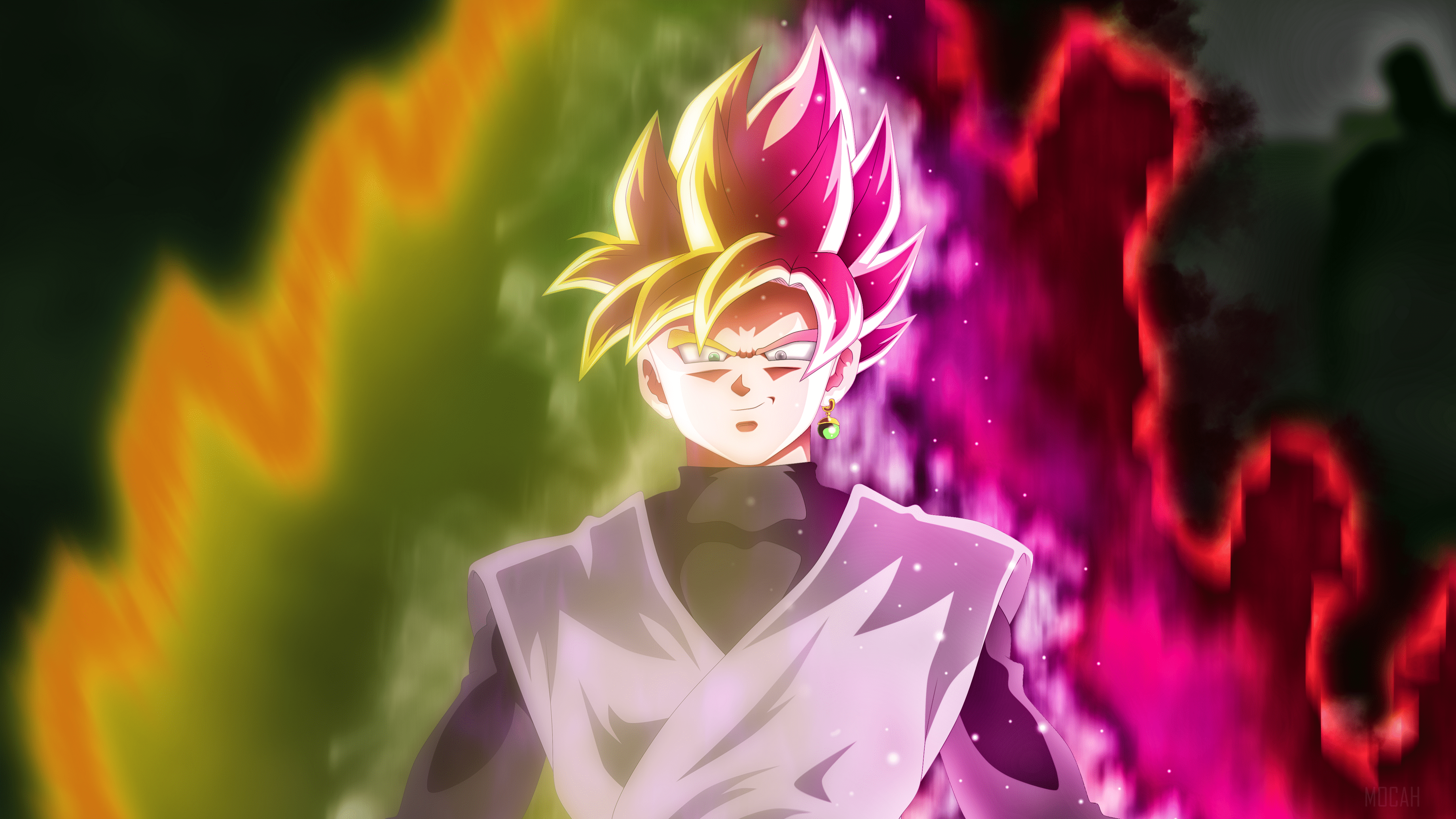 3840x2160 Black, Black Goku, Dragon Ball Super, SSR Black 4k Gallery HD Wallpaper